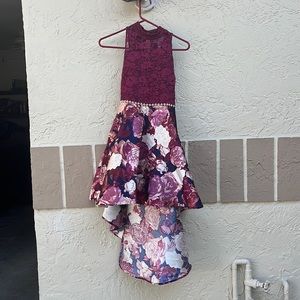 Maroon Formal Girls Dress Size 12